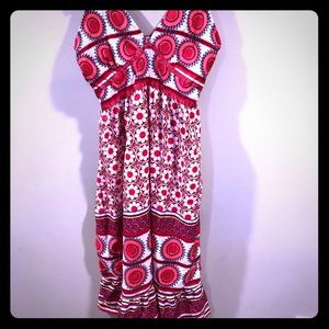 Flowy silky summer dress